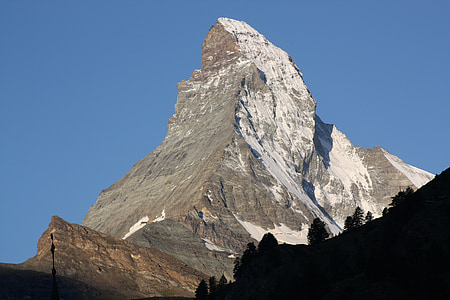 Matterhorn mountain under blue sky at daytime thumbnail