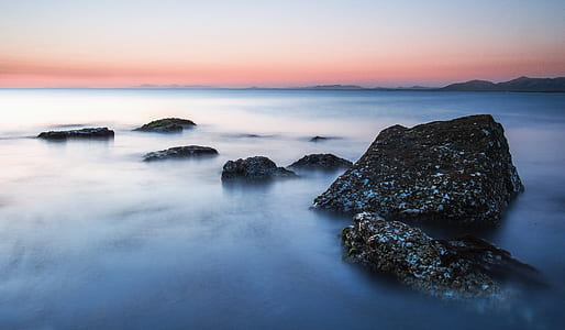 white fogs near mountain thumbnail