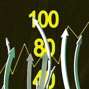 Progress Arrows Represents Business Graph And Advance thumbnail