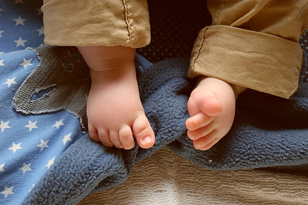 close-up photo of baby's feet thumbnail