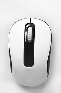 white wireless mouse thumbnail