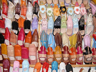 assorted-color leather footwear lot thumbnail