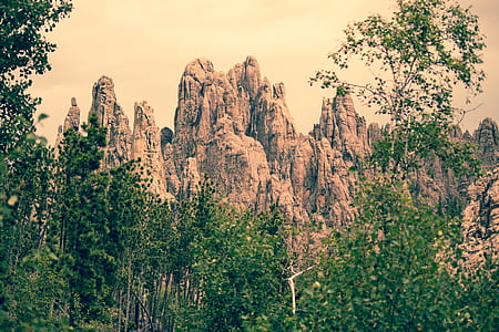 landscape photograph of brown rock formation thumbnail