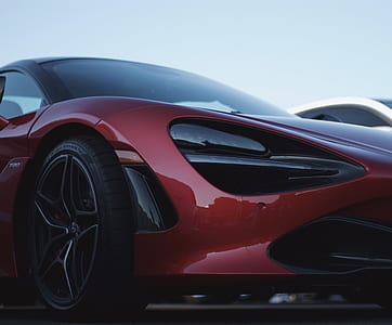 close-up photo of red super car thumbnail