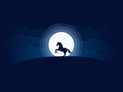 silhouette of horse thumbnail
