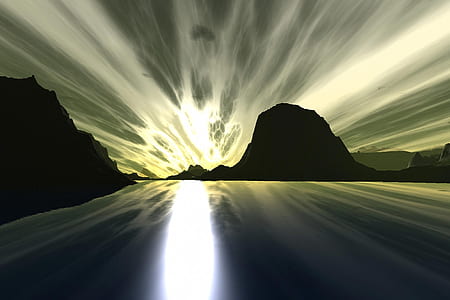 mountain and sea art thumbnail