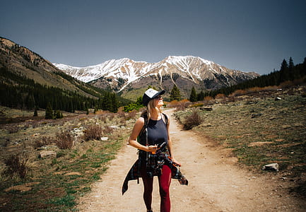 woman standing on raod thumbnail