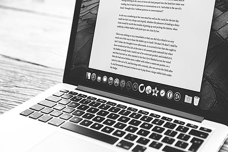 gray and black laptop computer thumbnail