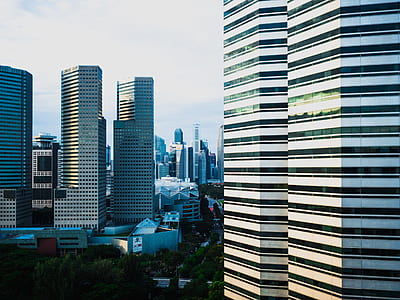 Photography of Singapore Skyscrapers thumbnail