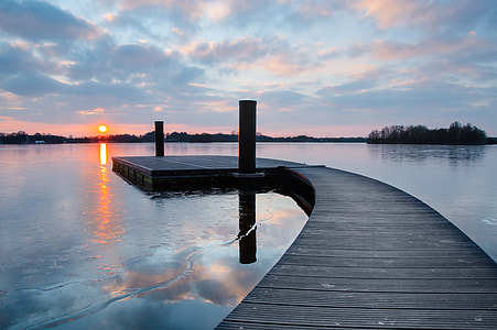 photography of brown wooden dock thumbnail