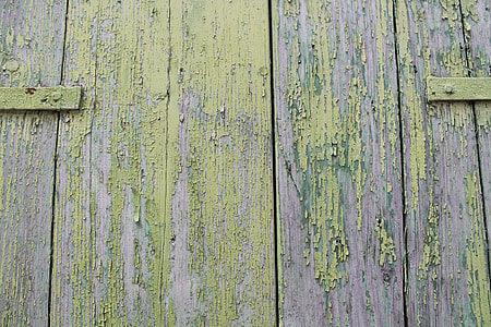 gray wooden wall with yellow paint thumbnail