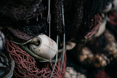 rope, net, tissue, roll, tie, tissue roll thumbnail