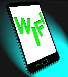 Wifi On Mobile Showing Internet Hotspot Wi-fi Access Or Connection thumbnail