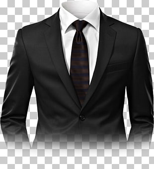 Suit Necktie Dry cleaning Dress Trousers, Man suit, black and white formal suit PNG clipart