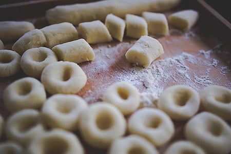selective focus photography of dough thumbnail
