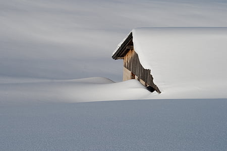 snow covered house thumbnail