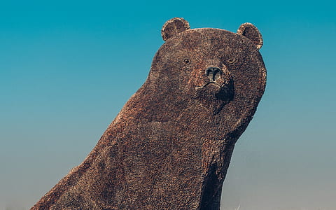 brown bear statue thumbnail