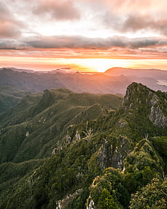 aerial photography of mountain thumbnail