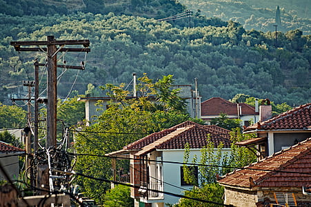 landscape, houses, village, buildings thumbnail