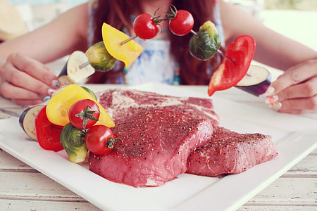 fried steak on white ceramic plate thumbnail