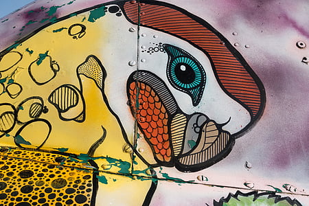 multicolored parrot painting thumbnail
