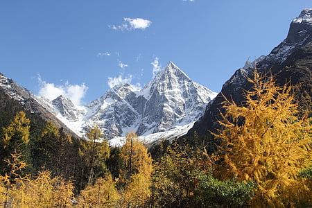 brown and gray snow coated mountain thumbnail