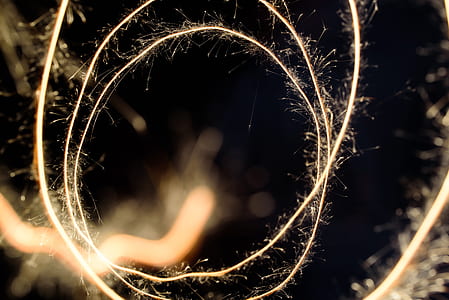 timelapse photography of steel wool thumbnail
