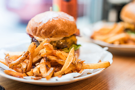 French Fries and Fresh Bacon Burger thumbnail