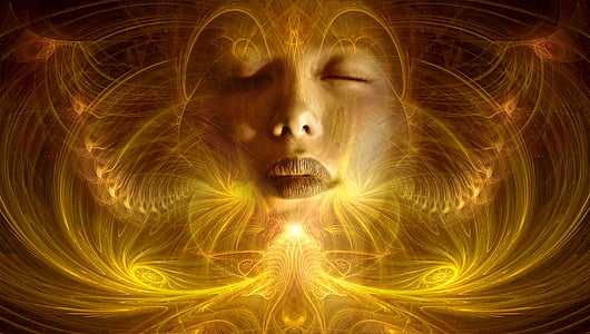 photo of a woman's face 3D illustration thumbnail