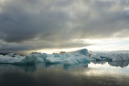 cloud sky over ice berg thumbnail