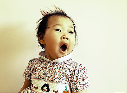 toddler wearing multicolored collared top thumbnail