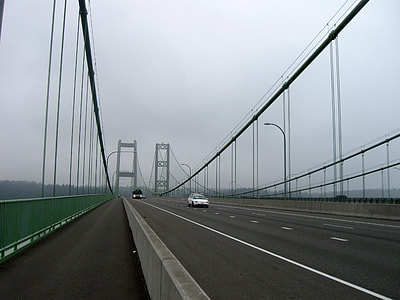Narrows Suspension Bridge in Tacoma, Washington thumbnail