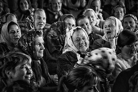 grayscale photograph of group of women thumbnail