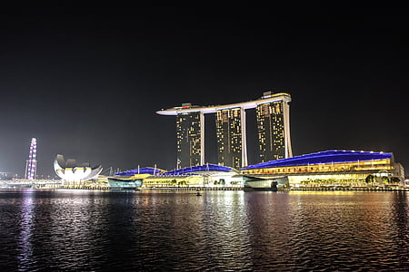 city buildings beside body of water thumbnail