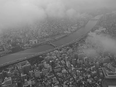 aerial photography of city thumbnail