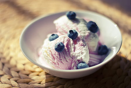 ice cream on white ceramic bowl thumbnail