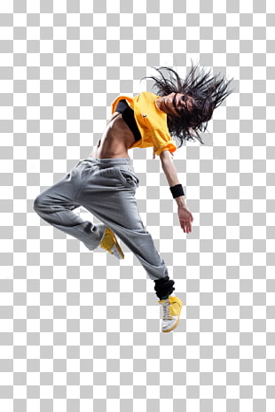 Hip-hop dance Zumba Street dance Breakdancing, hip hop dance, woman wearing yellow crop top dancing PNG clipart