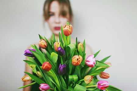 tilt-shift lens photography of tulit bouquet thumbnail