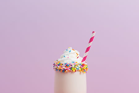 Milkshake On Pink Photo thumbnail