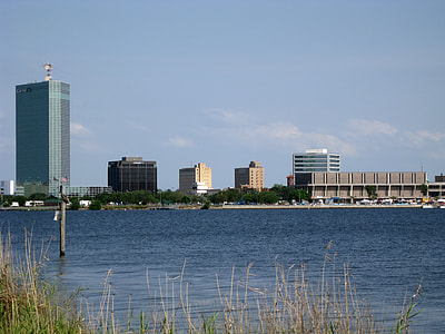 Downtown Lake Charles, with Capital One Tower to the left in Louisiana thumbnail