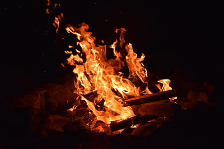 dark, blur, firewood, fire thumbnail