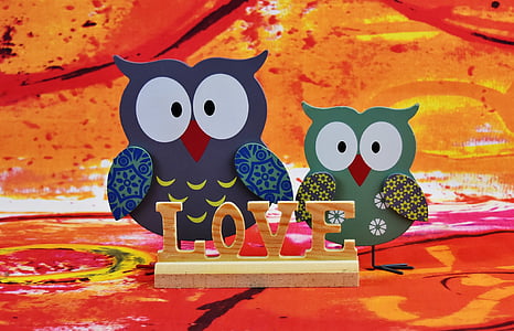 two owl cutout decors and freestanding letter thumbnail