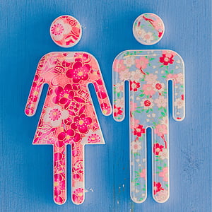woman and man signage thumbnail