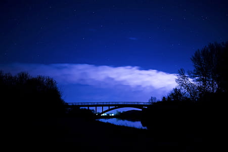 landscape, nature, sky, night thumbnail