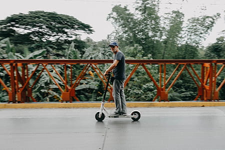Man Riding on Bird Electric Scooter thumbnail