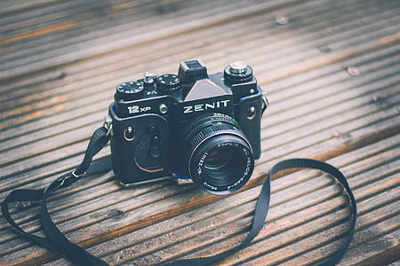Depth of Field Photograph of Black Zenit Milc-camera thumbnail