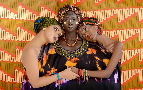 Three Women Wearing Black Clothes thumbnail