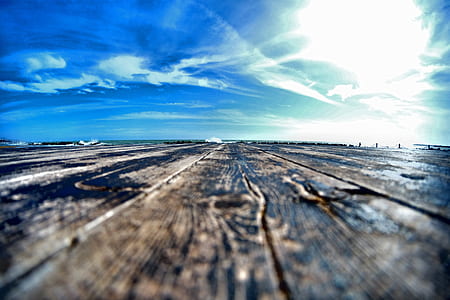 Black and Brown Wooden Flatform during Day Time thumbnail