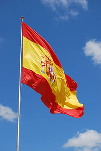 Spain flag in white pole during daytime thumbnail