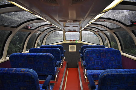 blue seats inside the train thumbnail